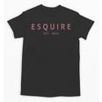 Esquire Est 2025 Women Attorney Lawyer Law School Graduation Unisex T-Shirt