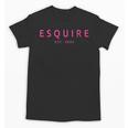 Esquire Est 2025 Women Lawyer Attorney Law School Graduation Unisex T-Shirt