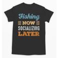 Fishing Now Minimal Socializing Introvert Vintage Unisex T-Shirt Fishing Now Minimal Socializing Introvert Vintage Unisex T-Shirt