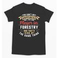 Forestry Major Student Shirt Graduation College Unisex T-Shirt