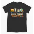 Never Forget Retro Cassette VHS Floppy CD Nostalgia Humor Unisex T-Shirt