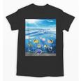 Frutiger Aero Aesthetic Tech Ocean Underwater Fishes Unisex T-Shirt Frutiger Aero Aesthetic Tech Ocean Underwater Fishes Unisex T-Shirt