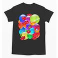 Frutiger Aero Aesthetic Tech Orb Pattern Heart Cherry Lips Unisex T-Shirt