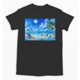 Frutiger Aero Beach Y2k Aesthetic Palm Tree Sand Ocean Men Women Girls Kids Unisex T-Shirt Frutiger Aero Beach Y2k Aesthetic Palm Tree Sand Ocean Men Women Girls Kids Unisex T-Shirt