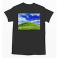 Frutiger Aero Meadow Aesthetic Y2k 2000s Ironic Nostalgic Unisex T-Shirt