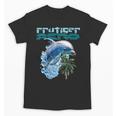 Frutiger Aero Splashy Dolphin Y2k Aesthetic Graphic Unisex T-Shirt