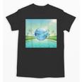 Frutiger Aero Y2k Aesthetic Palm Trees Cyber Beach World Unisex T-Shirt