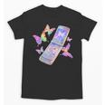 Frutiger Aero Y2K Chrome Phone Butterfly Unisex T-Shirt Frutiger Aero Y2K Chrome Phone Butterfly Unisex T-Shirt