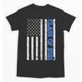 Funny Class Of 2021 American Flag Senior Graduation Unisex T-Shirt