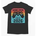 Game Over Class Of 2026 Shirt Students Last Day Graduation Unisex T-Shirt