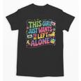 This Girl Just Wants To Be Left Alone Retro Nostalgia Unisex T-Shirt