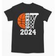 Graduate Senior Class Of 2024 Basketball Player Graduation Unisex T-Shirt