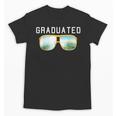 Graduated Graduation Tropical Sunglasses Unisex T-Shirt