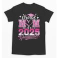 Graduation 2025 Proud Mom Of 2025 Graduate Floral Women Unisex T-Shirt