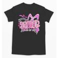 Graduation 2027 Senior 2027 Class Of 2027 Coquette Pink Girl Unisex T-Shirt