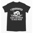 Graduation Animal Zoo Panda Bear I Graduated Panda Student Unisex T-Shirt