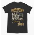Graduation Class Of 2026 My Last First Day Of School Senior Unisex T-Shirt