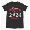Graduation Proud Brother Of A 2024 Senior Baseball Player Unisex T-Shirt