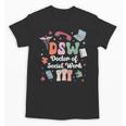 Groovy DSW Doctor Of Social Work Graduation DSW Graduate Unisex T-Shirt