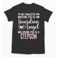 Guardian Angel Memorial In Memory Of Stepson For Stepmother Unisex T-Shirt Guardian Angel Memorial In Memory Of Stepson For Stepmother Unisex T-Shirt