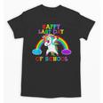 Happy Last Day Of School Teacher Student Graduation Unicorn Unisex T-Shirt