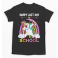 Happy Last Days Of School Graduation Class 2022 Unicorn Girl Unisex T-Shirt