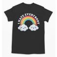 I Hate Everybody Rainbow Sarcastic Grumpy Introvert Unisex T-Shirt I Hate Everybody Rainbow Sarcastic Grumpy Introvert Unisex T-Shirt