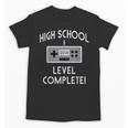High School Graduation Shirt Level Complete Video Gamer Unisex T-Shirt