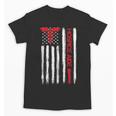 Hospice Aide American Flag Nurses Graduation Medical Unisex T-Shirt