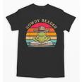 Howdy Reader Frog Reading Book Vintage Unisex T-Shirt