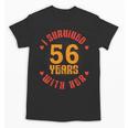 Husband I Survived 56 Years With Her Wife Marriage Memory Unisex T-Shirt