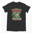 I'm From The 1900s This Is How We Texted Rotary Dial Phone Unisex T-Shirt