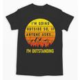 I'm Outstanding Retro Introvert Mountain Trip Lover Unisex T-Shirt
