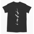 INFJ Introvert Personality Psychology Vertical Writing Unisex T-Shirt INFJ Introvert Personality Psychology Vertical Writing Unisex T-Shirt
