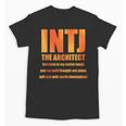 INTJ Architect Personality Introvert Sarcastic Orange Unisex T-Shirt INTJ Architect Personality Introvert Sarcastic Orange Unisex T-Shirt