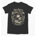 Introvert Books Club Member Coffee Book Lovers Vintage Unisex T-Shirt