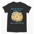 Introvert Extrovert Cartoon In Asstrovert World Unisex T-Shirt Introvert Extrovert Cartoon In Asstrovert World Unisex T-Shirt