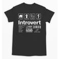 Introvert Label Signs Unisex T-Shirt Introvert Label Signs Unisex T-Shirt