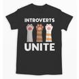 Introvert Unite Kitty Paws Raise Introverted Gathering Unisex T-Shirt Introvert Unite Kitty Paws Raise Introverted Gathering Unisex T-Shirt