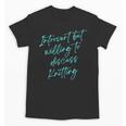 Introvert But Willing To Discuss Knitting Unisex T-Shirt Introvert But Willing To Discuss Knitting Unisex T-Shirt