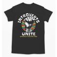 Introverts Unite Separately Own Homes Emblem Unisex T-Shirt