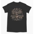 Just One More Chapter Bookish Book Reading Teal Beige Unisex T-Shirt