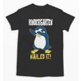 Kids Kindergarten Dabbing Penguin Nailed It Graduation Class 2021 Unisex T-Shirt