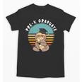 Kids Pre-K Graduate Sloth Cap And Gown Cute Preschool Graduation Unisex T-Shirt