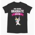 Kids Preschool Graduate 2018 Unicorn Dab Graduation Pre-K TShirt Unisex T-Shirt