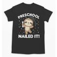 Kids Kids Preschool Nailed It Sloth Graduation Unisex T-Shirt