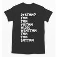 Do You Know The Muffin Man DYKTMM Nostalgia Quote Unisex T-Shirt