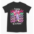 Last Day Of School Shirt Coquette Bow School Graduation Unisex T-Shirt