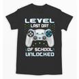 Last Days Of School Graduation Kindergarten Gamer Boys Kids Unisex T-Shirt