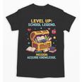 Level Up School Legend Video Game Pixel Art Graduation Unisex T-Shirt